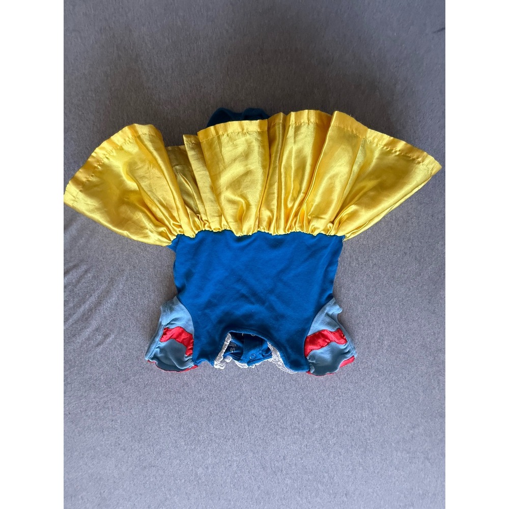 Disney Baby Snow White Costume Dress Bodysuit Blue Yellow 18-24 Months